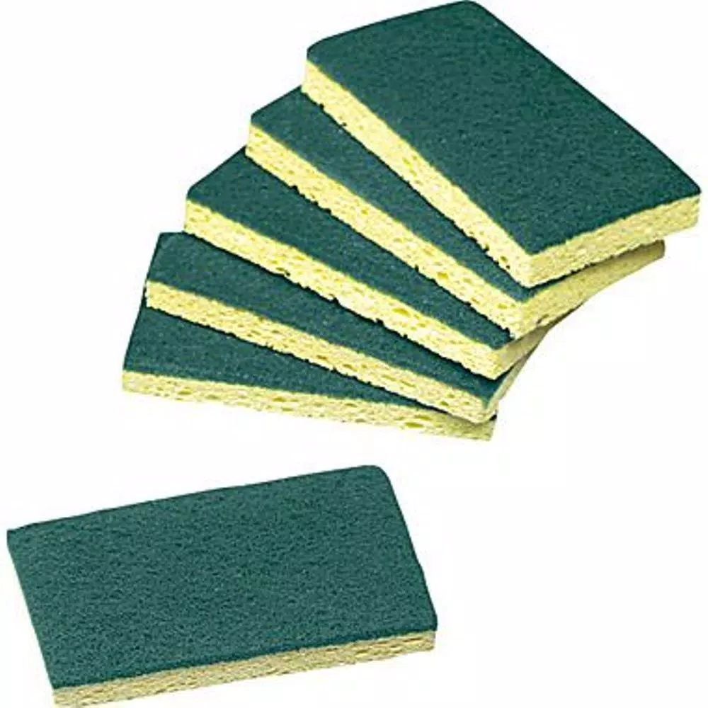 Scotch-Brite Heavy-Duty Scrub Sponge, 2.75 x 4.5 in., 6-Pack