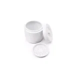 Fox Run White Porcelain Grease Container with Meshed Strainer and Lid thumbnail 4
