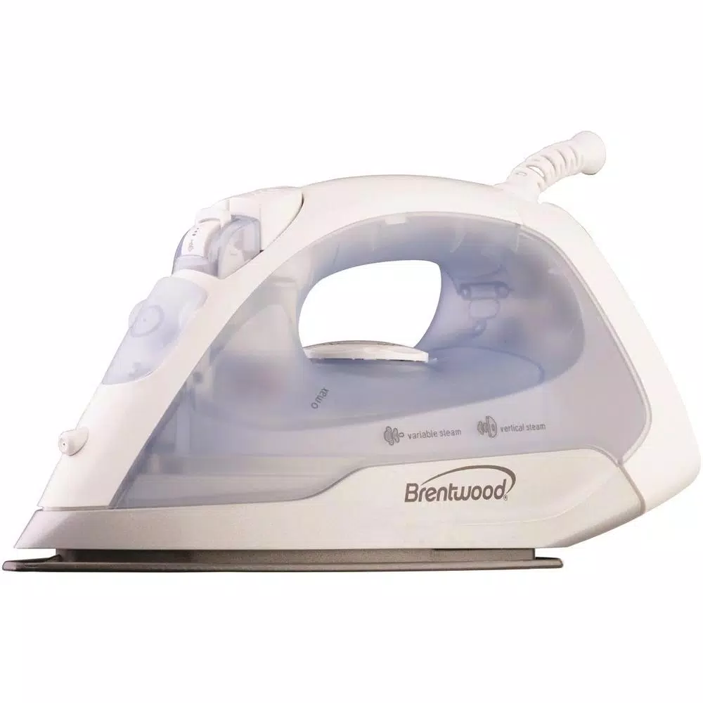 Brentwood Appliances MPI-52 Nonstick Steam Iron, 1000W, White
