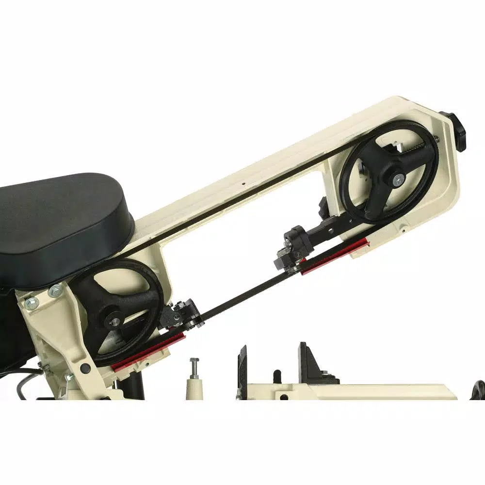 Shop Fox M1013 5 in. x 6 in. Metal Cutting Horizontal Bandsaw with Swiveling Headstock