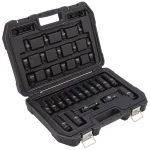 DEWALT 30-Piece 1/2 in. Drive Metric Impact Socket Set with DirectTorque Technology thumbnail 1