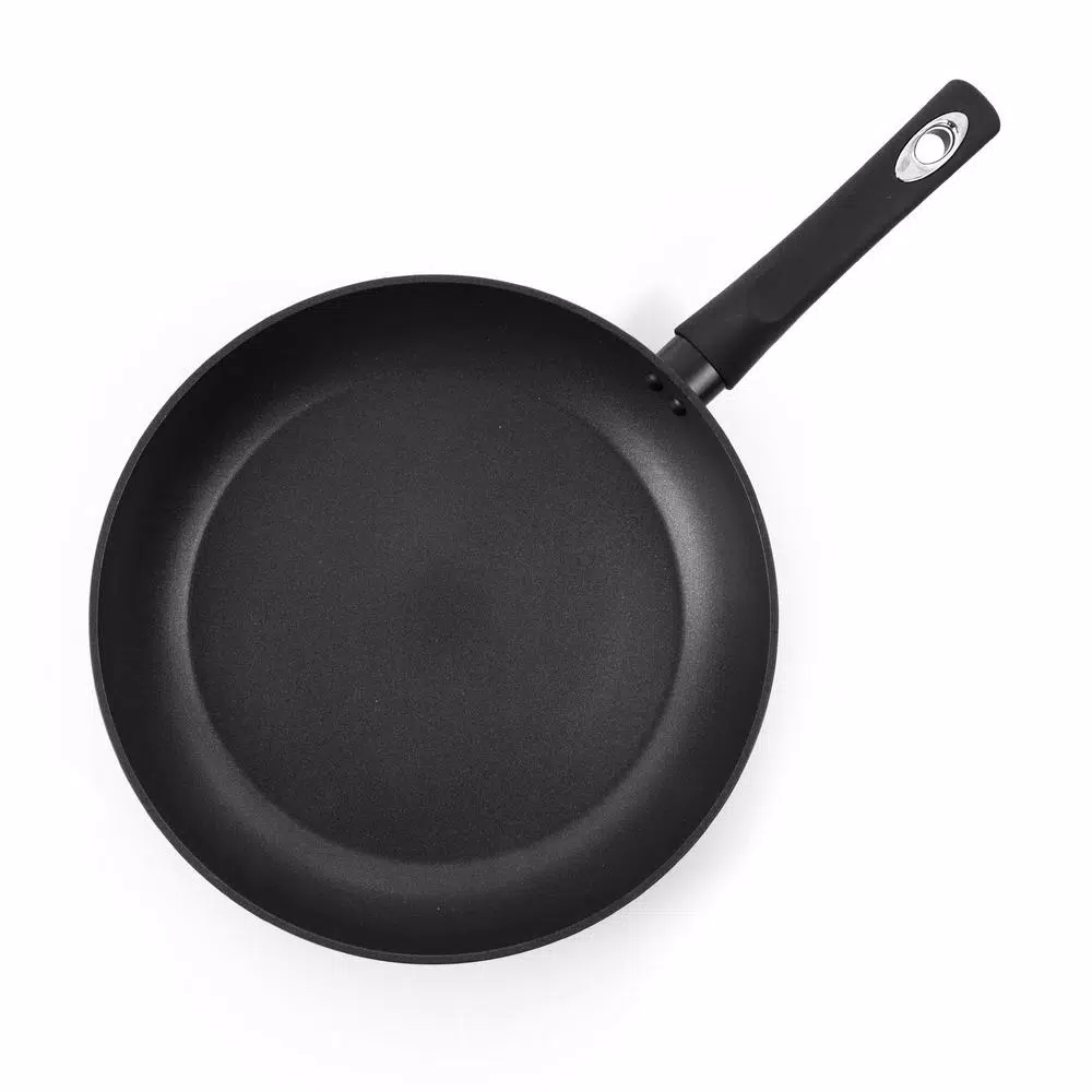 Oster Cuisine Bissett 12 in. Aluminum Nonstick Frying Pan, Black