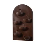 Kenroy Home Silva 31 in. Steel Wall Fountain with Built-in Planters, Rusty Red Finish thumbnail 4