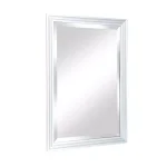Alpine Art & Mirror Natural White Beveled Glass Accent Mirror, 24 x 36 in. thumbnail 3