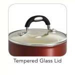 Tramontina Gourmet Ceramica Deluxe 1.5 Qt. Aluminum Ceramic Nonstick Sauce Pan with Glass Lid, Copper thumbnail 3