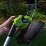 Earthwise 20V Lithium-Ion Cordless String Trimmer with 2.0Ah Battery and Charger, 10 in. Cutting Width thumbnail 5