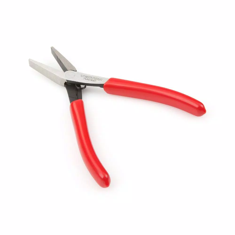 TEKTON Mini Flat Nose Pliers with Smooth Non-Marring Jaws