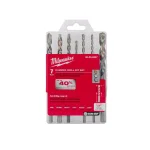 Milwaukee 7-Piece Carbide Hammer Drill Bit Set with 3-Flat Secure-Grip thumbnail 3