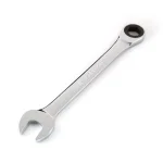 TEKTON 15/16 in. Ratcheting Combination Wrench, 6-Point Box End, 72-Tooth Gear thumbnail 1