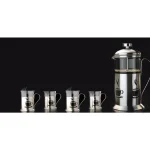 BergHOFF CooknCo 2.5-Cup Stainless Steel and Glass French Press Coffee Maker thumbnail 3
