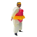 ALEKO's Inflatable Ballet Princess Adult Halloween Costume with Crown thumbnail 2