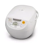 Tiger JBV-S 10-Cup Micom Rice Cooker with Tacook Cooking Plate, Slow Cooker & Steamer, White thumbnail 1