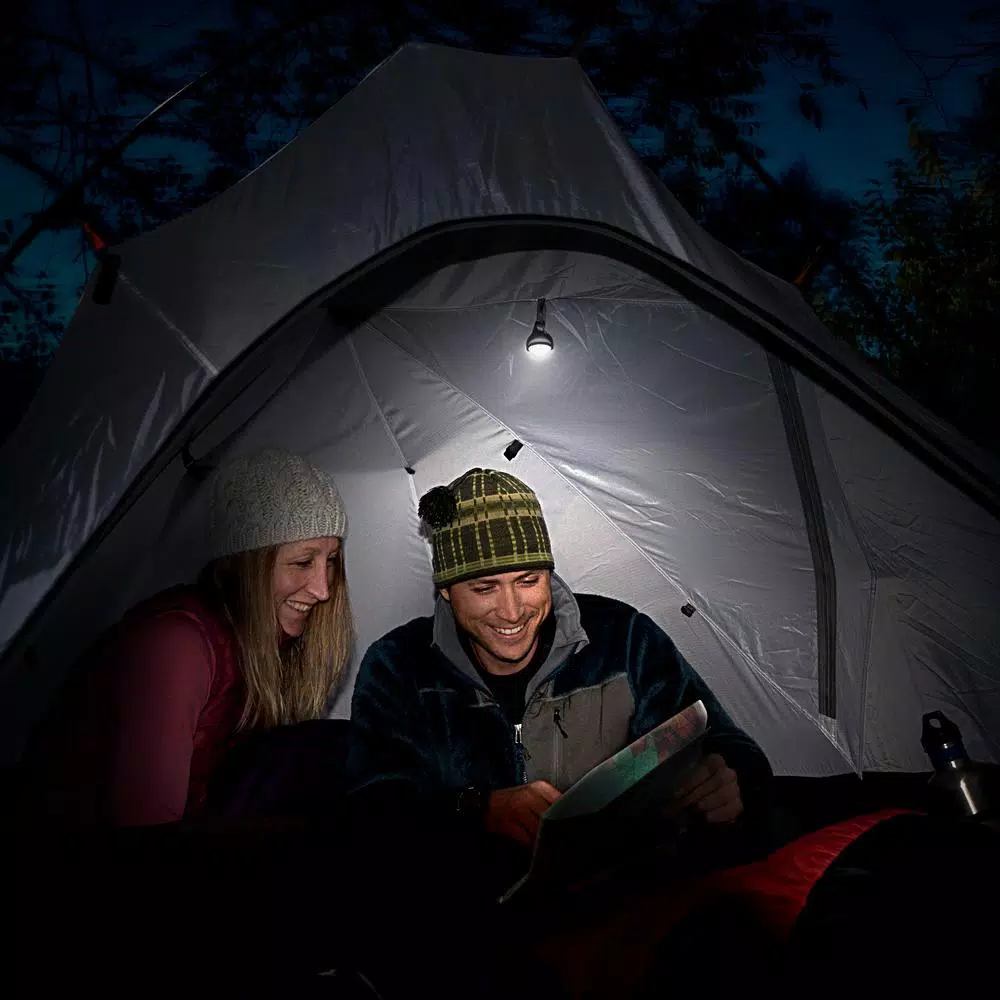 Nite Ize MoonLit LED Micro Lantern - Compact Water-Resistant Carabiner Clip Light