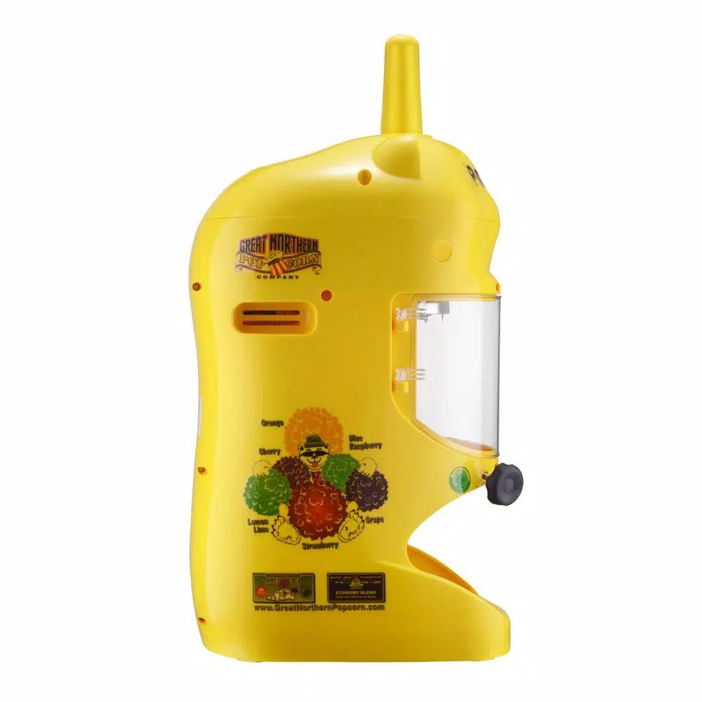 Great Northern Polar Pal 32 oz. Electric Ice Shaver and Snow Cone Machine, Yellow