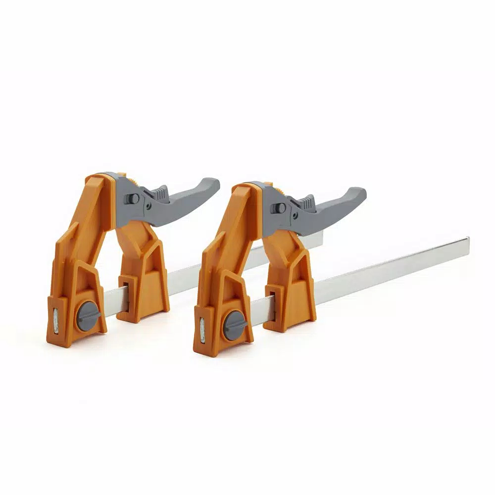 BORA Steel Lever Clamp Set, 6-Piece (6 in., 12 in., 24 in.)