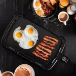 OVENTE 1200W Electric Griddle with Non-Stick Plate, Temperature Control and Drip Tray, 16x10 inch thumbnail 7