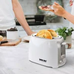 Better Chef 2-Slice White Wide Slot Toaster with Cool-Touch Exterior thumbnail 4