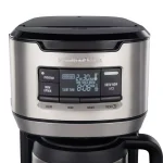 Hamilton Beach 12-Cup Programmable Coffee Maker with Thermal Carafe, Black thumbnail 2