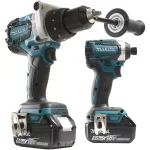 Makita 18V LXT Brushless Cordless 2-Piece Combo Kit (Hammer Drill & Impact Driver) with 5.0Ah Battery & Charger thumbnail 3