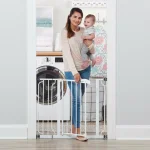 Regalo Easy Step 30" Metal Walk-Through Baby Gate, Pressure or Wall Mount thumbnail 2