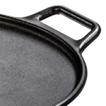 Lodge 14 in. Cast Iron Pizza Baking Pan with Loop Handles thumbnail 3