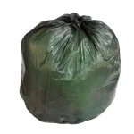 PlasticMill Black High Density Trash Bags, 12-16 Gallon, 8 Mil, 24 x 33 in., 1000-Count thumbnail 1