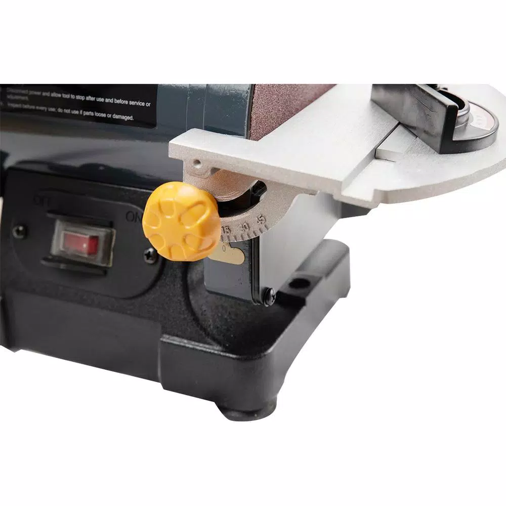 POWERTEC 2-in-1 Belt and Disc Sander, 1 in. x 30 in. Belt with 5 in. Disc, 1/3 HP Induction Motor