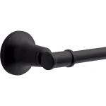 Delta Chamberlain 24 in. Matte Black Towel Bar, Zinc Die Cast Construction thumbnail 6