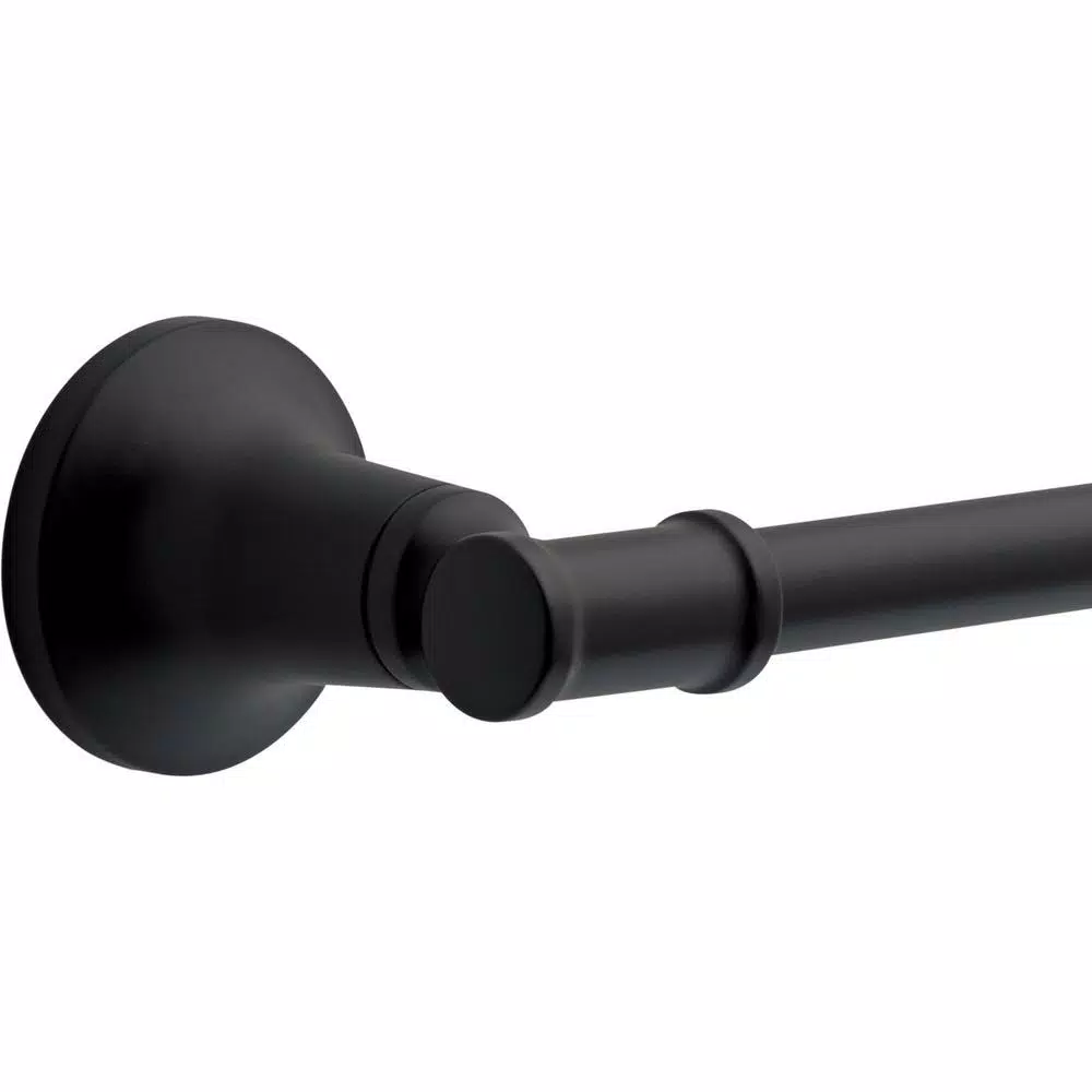 Delta Chamberlain 24 in. Matte Black Towel Bar, Zinc Die Cast Construction