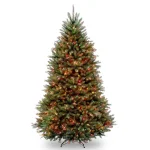 National Tree Company 12 ft. Dunhill Fir Artificial Christmas Tree with Dual Color LED Lights and PowerConnect System thumbnail 1