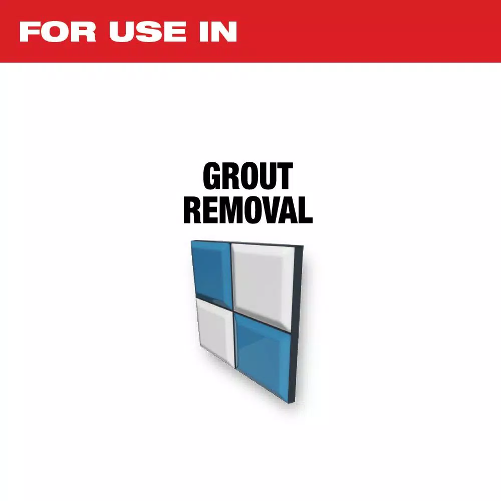 Milwaukee 2-1/2 in. Diamond Grit Segment Boot Oscillating Multi-Tool Blade, Universal Fit