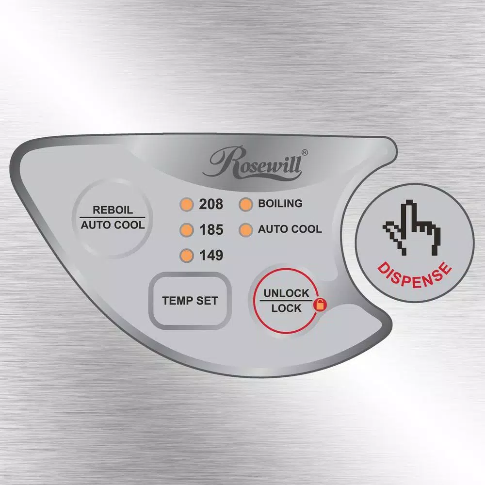 Rosewill R-HAP-15002 16.9-Cup Stainless Steel Electric Hot Water Dispenser