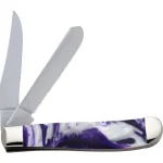 W.R. Case and Sons Cutlery Co. Case Corelon Mini Trapper Pocket Knife - Purple Passion thumbnail 2