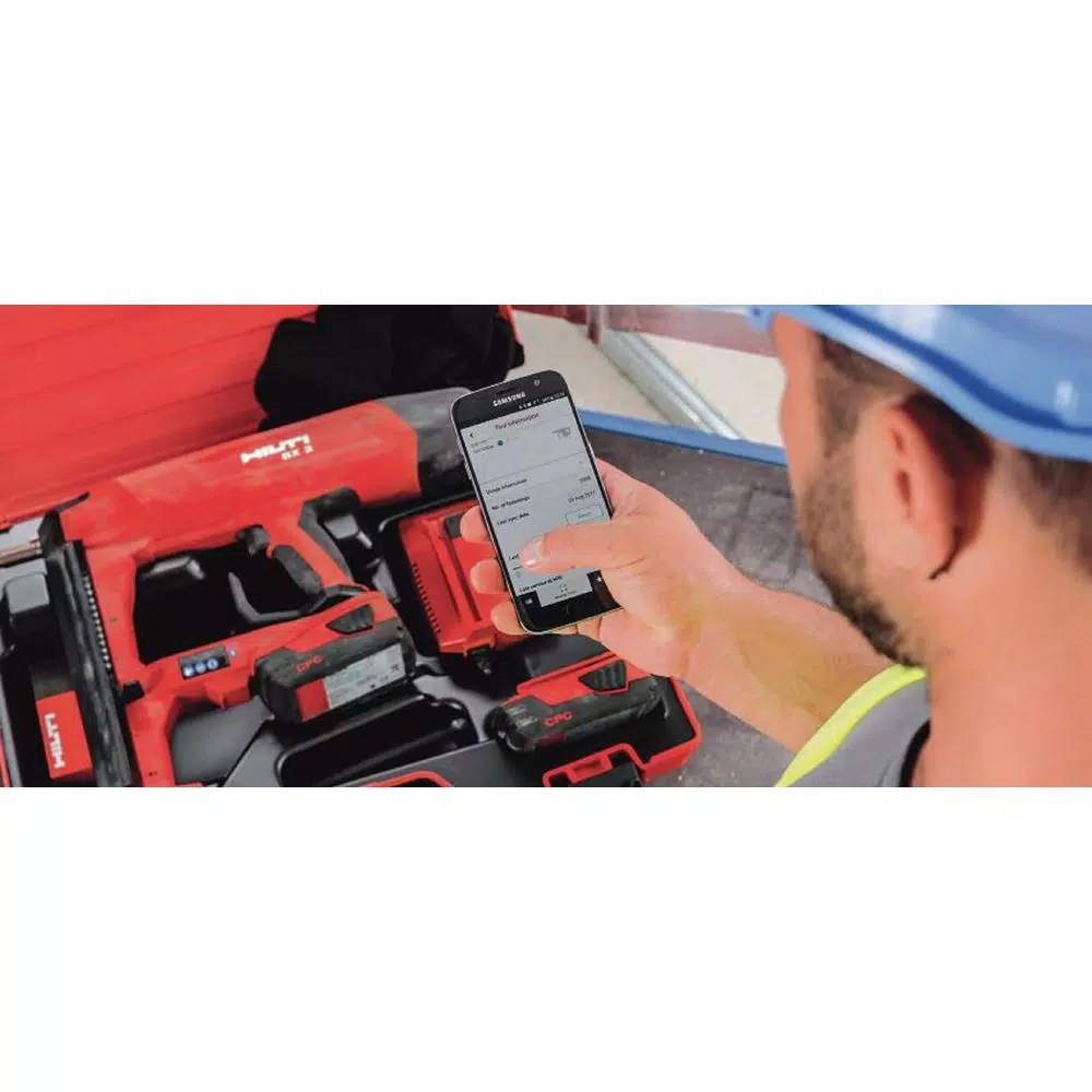 Hilti BX 3-ME 02 22V Lithium-Ion Cordless Brushless Bluetooth Battery-Actuated Nailer