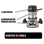 Porter-Cable 1-3/4 HP Fixed Base Router, 11 Amp, 27,500 RPM thumbnail 2