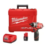Milwaukee M12 FUEL 12V Brushless 1/4 in. Hex 2-Speed Screwdriver Kit with (2) 2.0 Ah Batteries & Case thumbnail 1