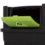 Rubbermaid 30 Gal. Stackable Indoor Recycling Bin with Flip Door thumbnail 2