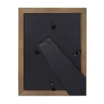 DesignOvation Gallery Rustic Brown Wood Picture Frame Set, 4-Pack, Fits 3.5x5 in. with Mat or 5x7 in. Without Mat thumbnail 5