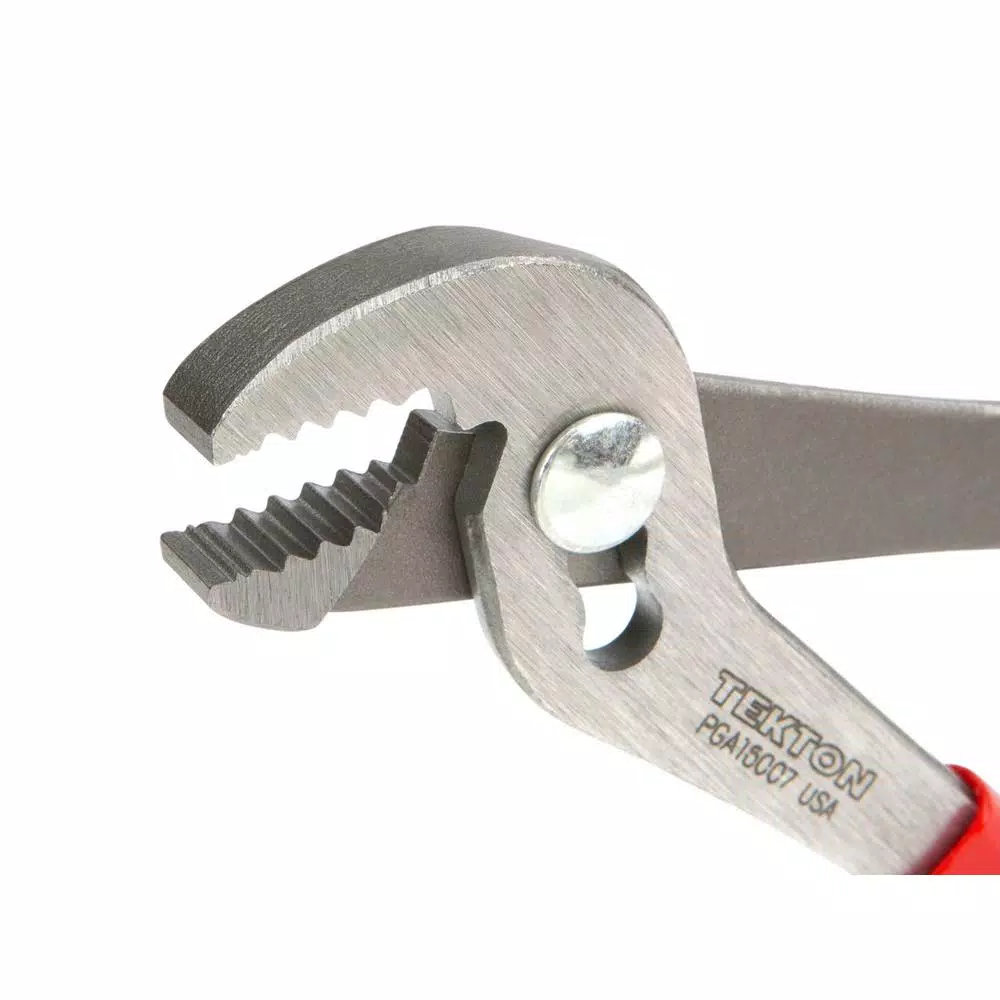 TEKTON 7 in. Angle Nose Slip Joint Pliers with Wire Shear