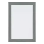DesignOvation Bosc Gray Framed Magnetic Dry Erase Memo Board, 18.5 x 27.5 in. thumbnail 1