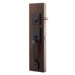 Copper Creek Colonial Handleset with Waverlie Lever Trim, Tuscan Bronze thumbnail 2
