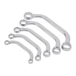 KING 5-Piece SAE Half-Moon Box-End Wrench Set, 5/16 in. to 7/8 in. thumbnail 1
