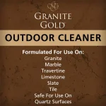 Granite Gold Outdoor Stone Cleaner, 24 oz. Professional Strength Natural Stone Spray thumbnail 8