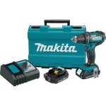 Makita 18V LXT Cordless 1/2 in. XPT Drill/Driver Kit with Two 2.0 Ah Batteries, Charger, and Hard Case thumbnail 1