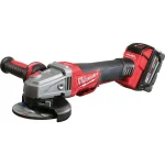 Milwaukee M18 FUEL 4-1/2"/5" Braking Angle Grinder Kit with 5.0 Ah Batteries & Diamond Blade thumbnail 3