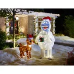 Unbranded Brite Star 300-Light Clear Icicle Light Set (Set of 2) - White Wire thumbnail 4