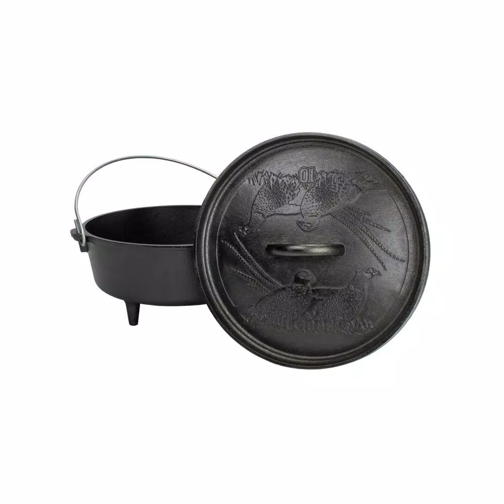 Lodge Wildlife Series 5-Piece Cast Iron Cookware Set with Moose, Deer, and Pheasant Designs