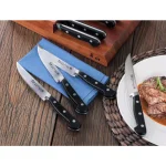 Cangshan V2 Series 5 in. Steak Knife Set with Acacia Wood Block, 9-Piece Set thumbnail 6