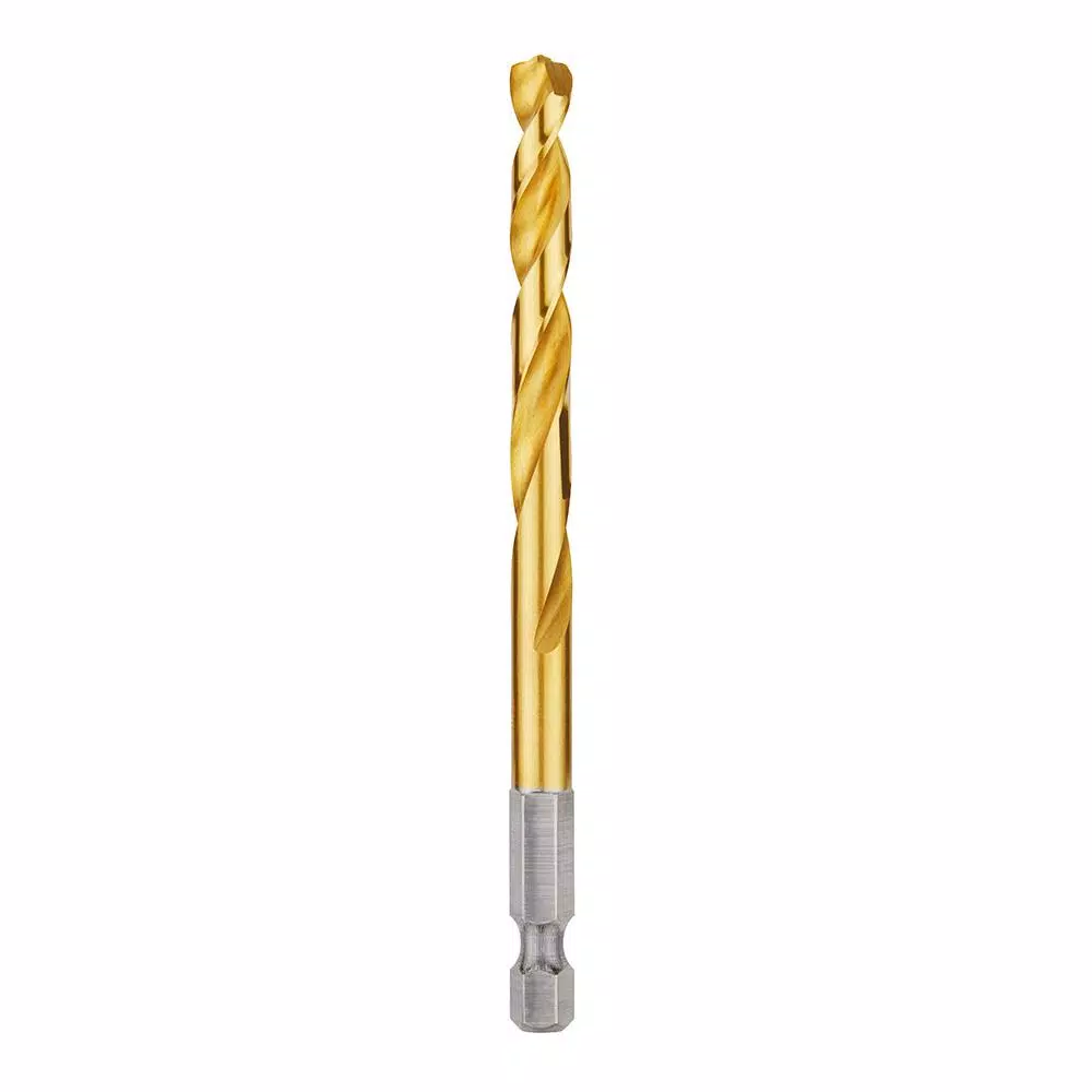 Milwaukee SHOCKWAVE 17/64 in. Titanium Twist Drill Bit with Red Helix