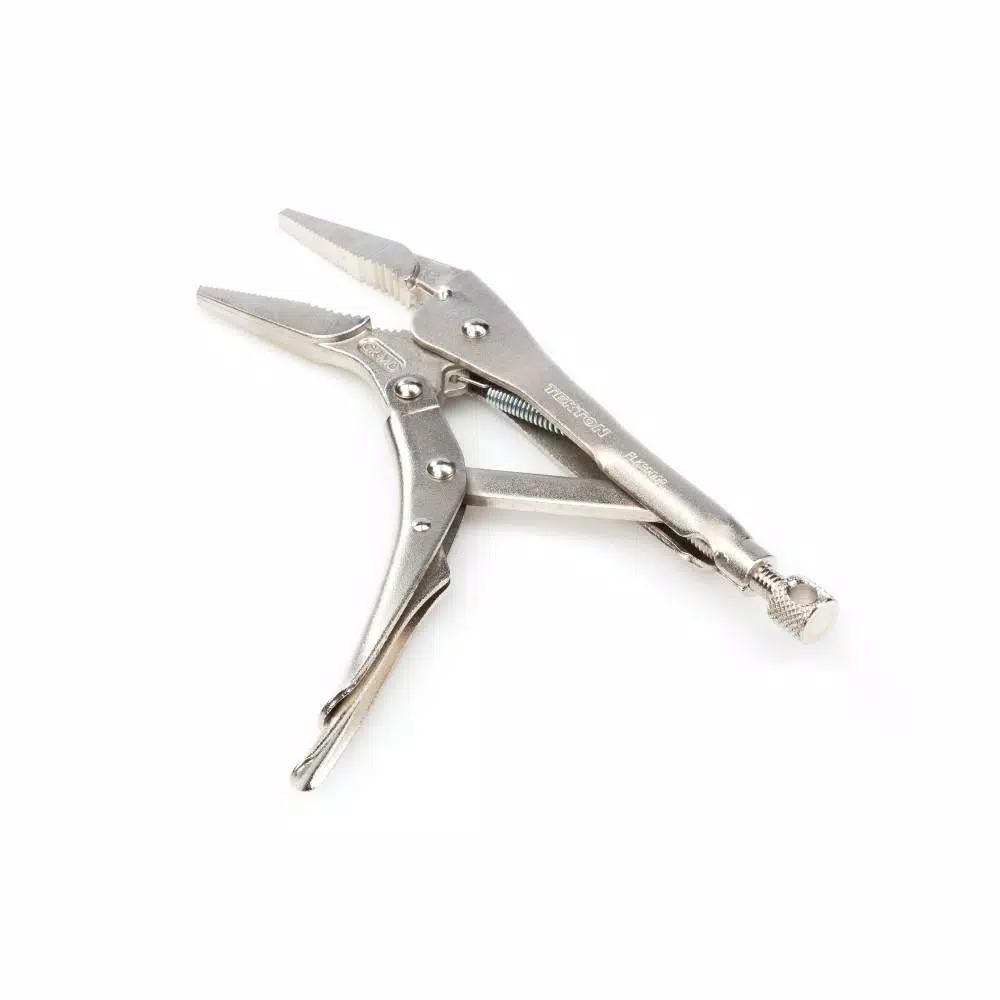 TEKTON 9 in. Long Nose Locking Pliers, 4-Piece Set